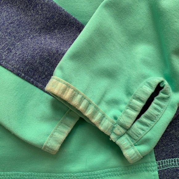 VS PINK HALF ZIP (aqua) - Picture 4 of 4